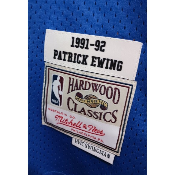 Patrick Ewing (Mitch/Ness)-(Knicks)-(Jersey)-(Blue)-(Good Cond.)-(Size:XL)-$95 - Picture 11 of 12